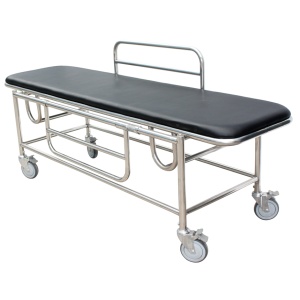 Stainless Steel Hospital Patient Trolley