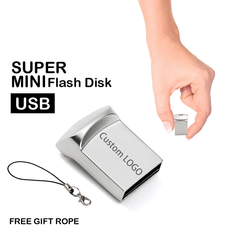 محرك فلاش USB معدني صغير