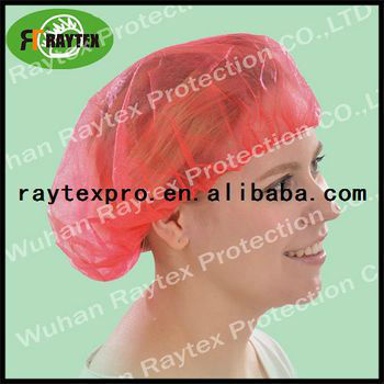 Pleated High quality Nonwoven/PP bouffant caps for medical use