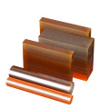 Engineering Plastics Amber Color Polysulfone Sheet Psu Rod