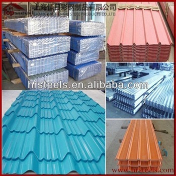 Various types roofing sheets in china/steel roofing sheet weight of gi sheet