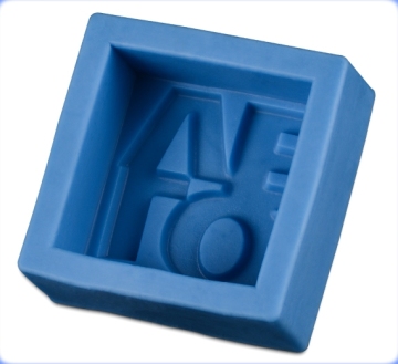 Wholesale 3d embossed bar soap molds key shape silicone soap making molds