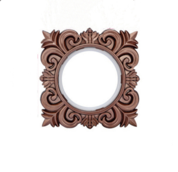 Dark Coffee ABS Material Curtain Ring