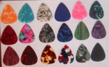 Celluloid and Nylon Guitar pick