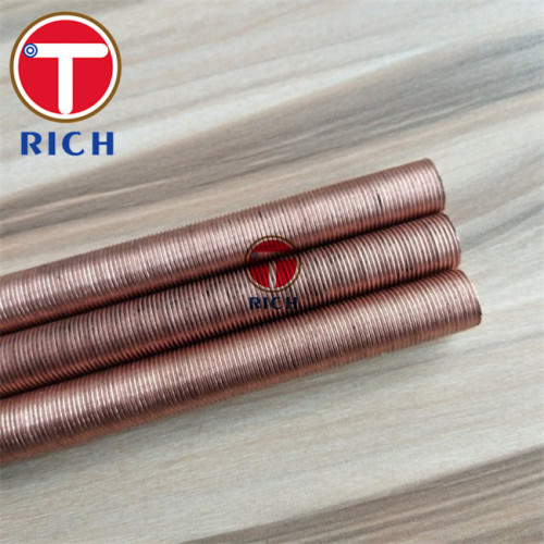 Copper Low Fin Tube untuk Penukar Panas Boiler