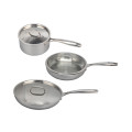 Different Size Frying Pans and Sauce Pans Set