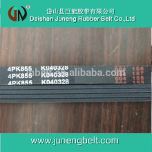 4PK855 OEM Quality Serpentine Belt CR/EPDM V-ribbed belt PK belt for Hyundai