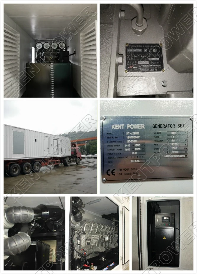 Silent 1000kw/1250kVA Mitsubishi Diesel Power Generator (S12R-PTA-C)