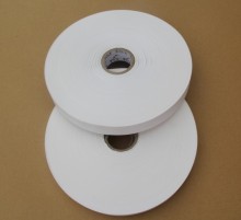 Custom Nylon Easy Tear off Acetate Taffeta Roll Tear Off Label Ribbon Tape for Garment Label and Tag
