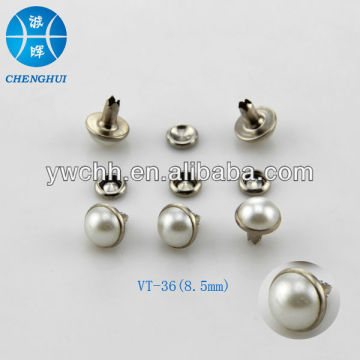 jeans button steel pearl rivet
