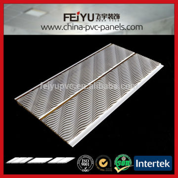 PVC Panel with Golden Strip