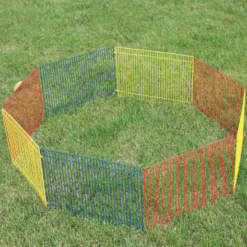 Foldable outdoor pet interactive pet game fence
