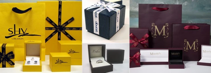 Elegant High End Custom Leather Tie Gift Jewelry Cufflink Packaging Boxes