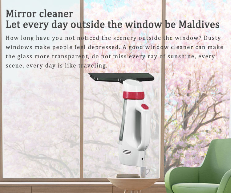 portable rechargeable window robot cleaner wireless window vacuum cleaner