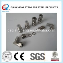 ss304 twin ferrule compression connectors