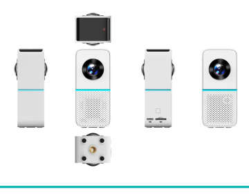 Wireless Battery Panoramic Camera Indoor Wifi Camera