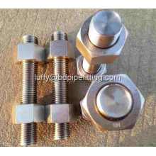 TEFLON COATED STUD BOLTS AND NUTS PTFE Fastener