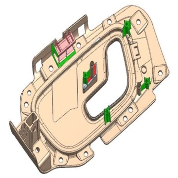 Fender injection mold design
