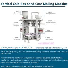 High Performance Cold Box Core Shooter Equipment