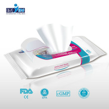 OEM spunlace wipe, flushable non-woven wipe,