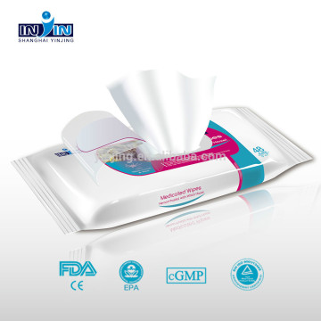 OEM spunlace wipe, flushable non-woven wipe,