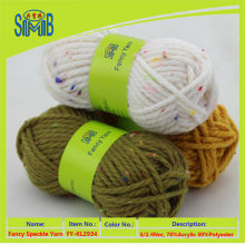 Oeko-Tex special yarn for knitting sweaters, fancy acrylic knitting yarn with colored fibers