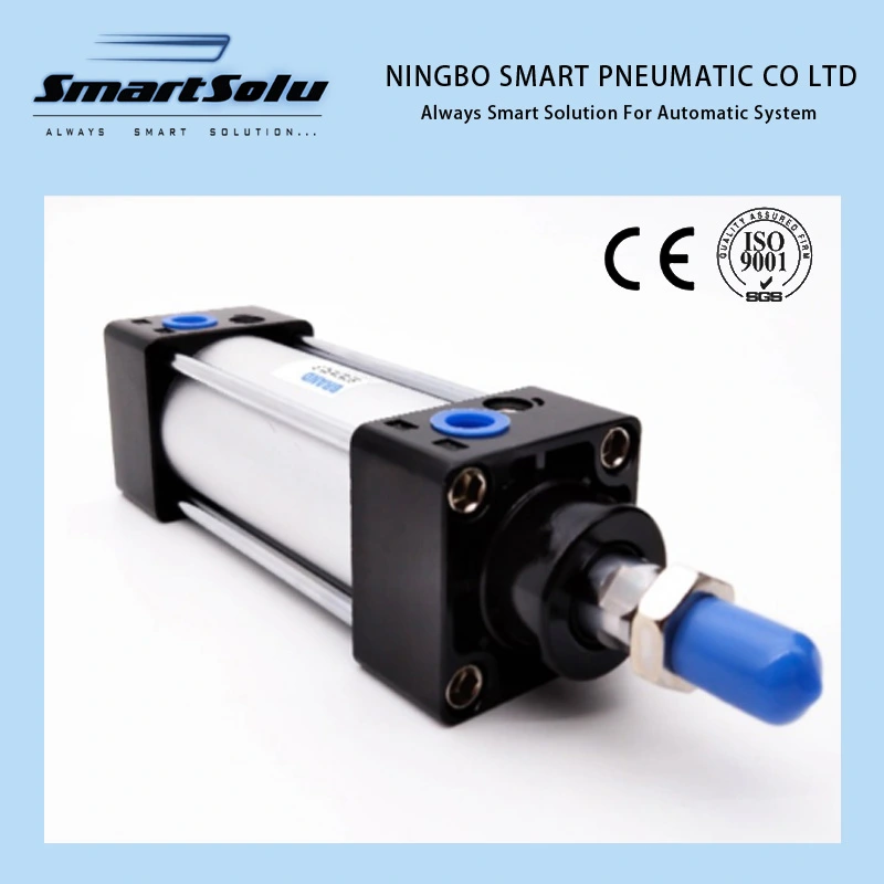 SMC Type Double Acting Aluminum Telescopic Pneumatic Air Cylinder