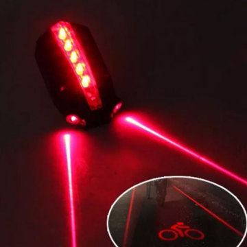 Laser Bike Lane Bicycle Tail Light Laser