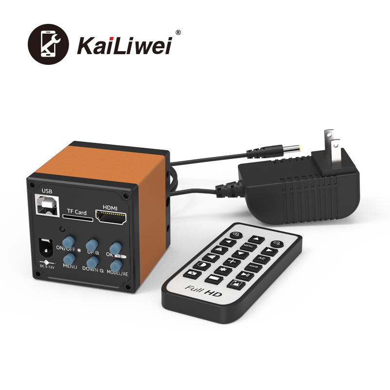 Kailiwei 2MP 1920H*1080V VGA HD Electronic Video Microscope Camera For Mobile Phone PCB Chip IC Soldering Repair Tool