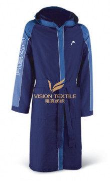 Microfiber Sexy Woven Hooded Bathrobe