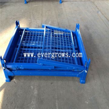 Heavy Duty Folding Lockable Metal Storage Pallet Cage