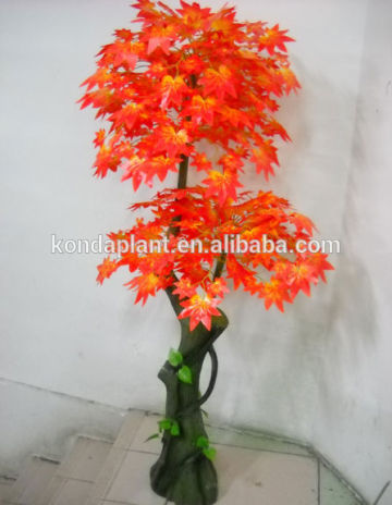 artificial red maple tree,decorative artificial maple tree