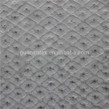 allover silver thread100% nylon lace fabric/ tulle lace fabric for lady's dress