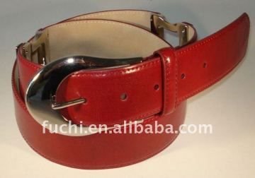 Western Leather Dress Belt