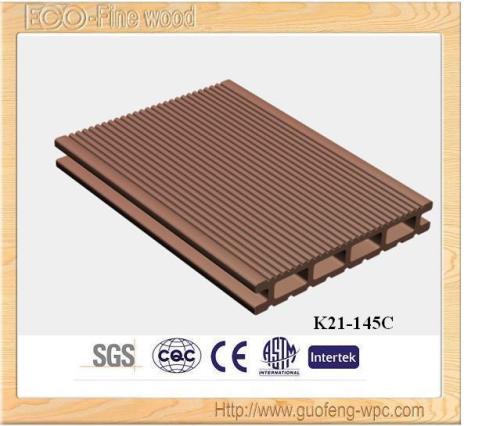 plastic wood composite WPC swimming pool composite decking