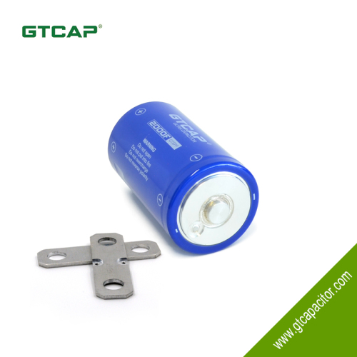 GTCAP ultracapacitor super capacitor 2000f 2.7v with weldable terminal