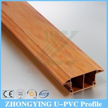 35mm series swing pvc door middle pillar profile