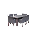 Waterpoof Aluminum Tub Patio Furniture Dining Set