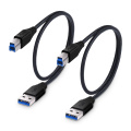 Braided USB 0 Short Cable