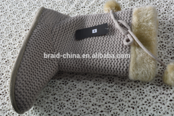 beautifual winter knitted boot comfortable and warm boot for girls