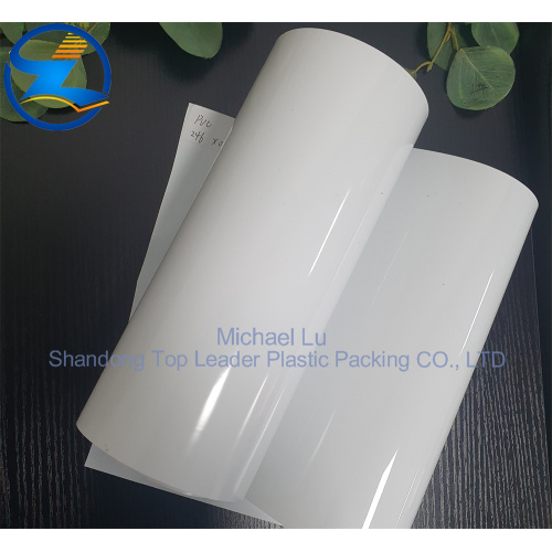 White opaque duplex PVC/PVDC films for pharma blister
