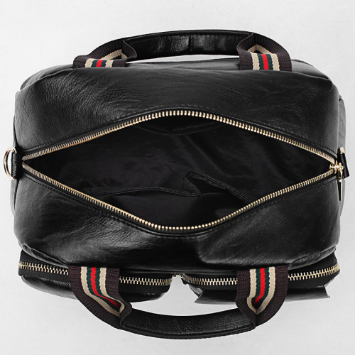 High quality women genuine real leather lady handbag