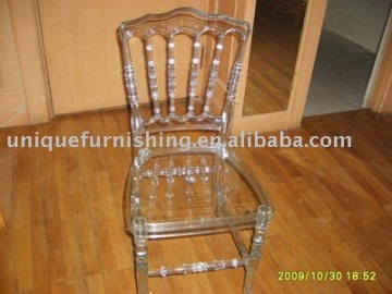 Crystal Napoleon Chair For Wedding Chair