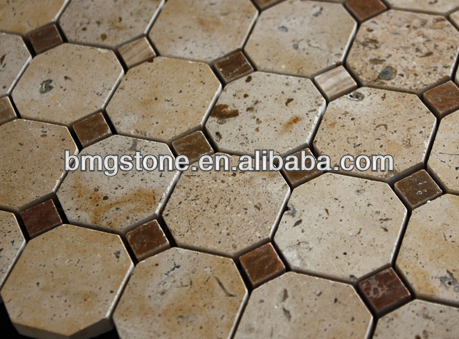 Stone mosaic,marble mosaic tile,white marble mosaic
