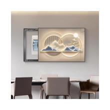 Nordic Deluxe Golden Deer Auspicious Electric Box Wall Art