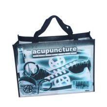 Cross stitches strengthen shopping bag