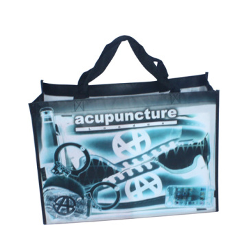 Cross stitches strengthen shopping bag