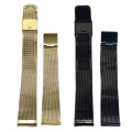 Stainless Steel Mesh Watch Band With Buckle