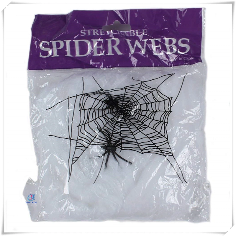 Scary Stretch Spider Web Webbing Haunted House Decoration in Halloween