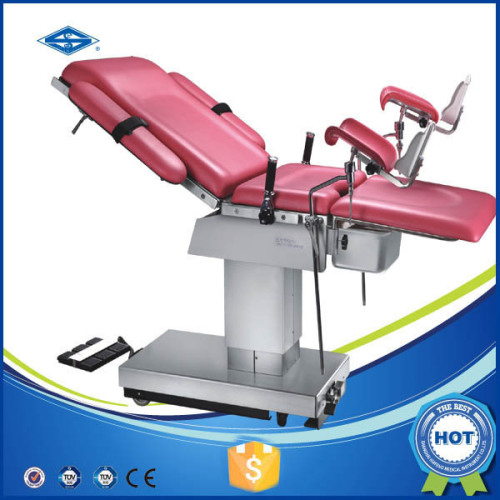 Surgical medical electric gynecology examination table